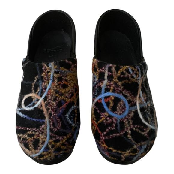 Dansko Clogs Women's Fabric Leather Colorful Nurse Slip-Ons Size EU 35 US 5 - Picture 14 of 16